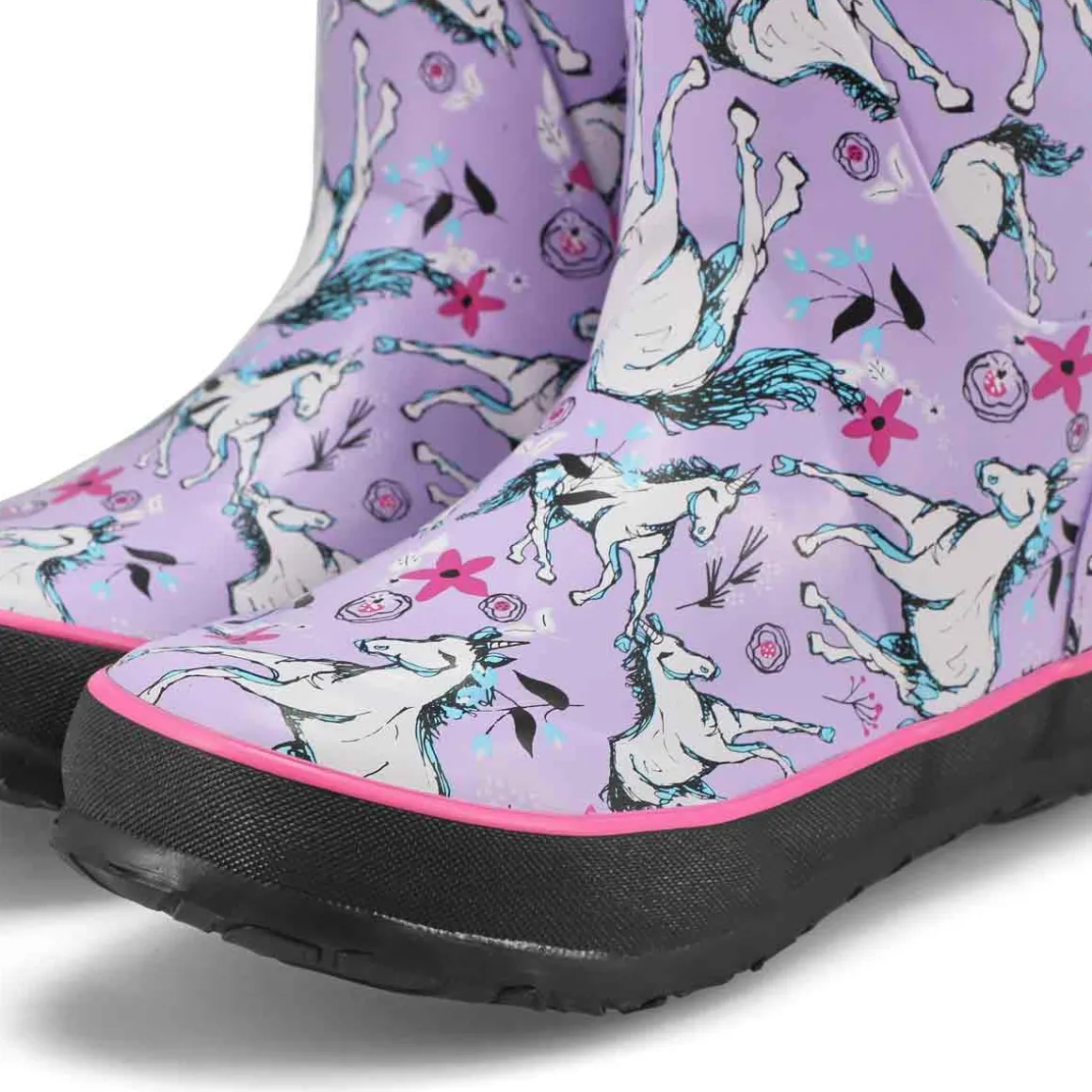 Rainboot Unicorn Awesome Girls